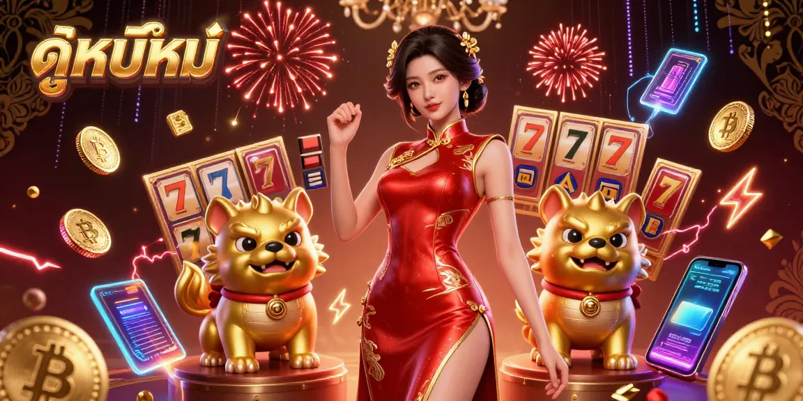Experience watching ดูหนังใหม่ with our vibrant 3D illustration showcasing slot elements and crypto coins.