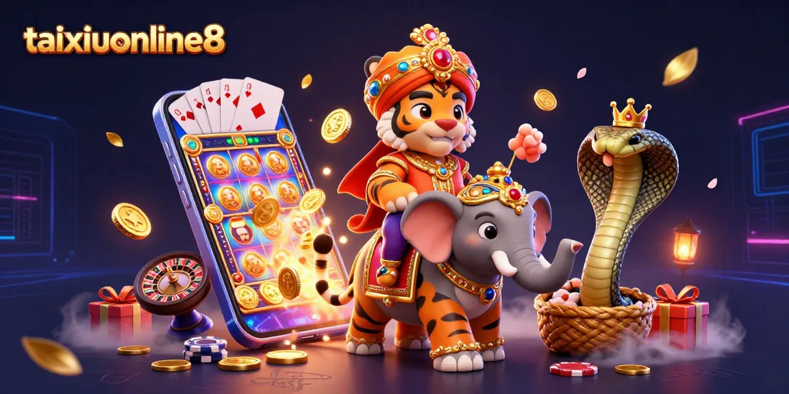 Engage in thrilling gaming action at taixiuonline8 with immersive 3D visuals and slot excitement.
