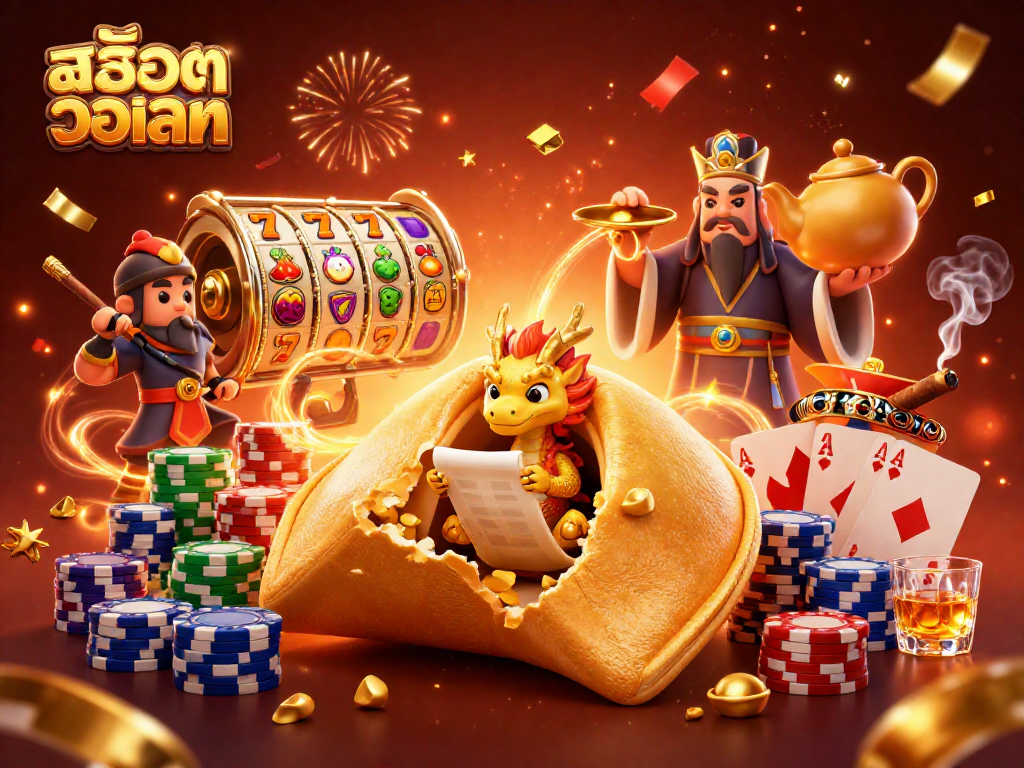 Engage with สล็อตวอเลท through vibrant action in a packed casino scene with colorful slot elements.