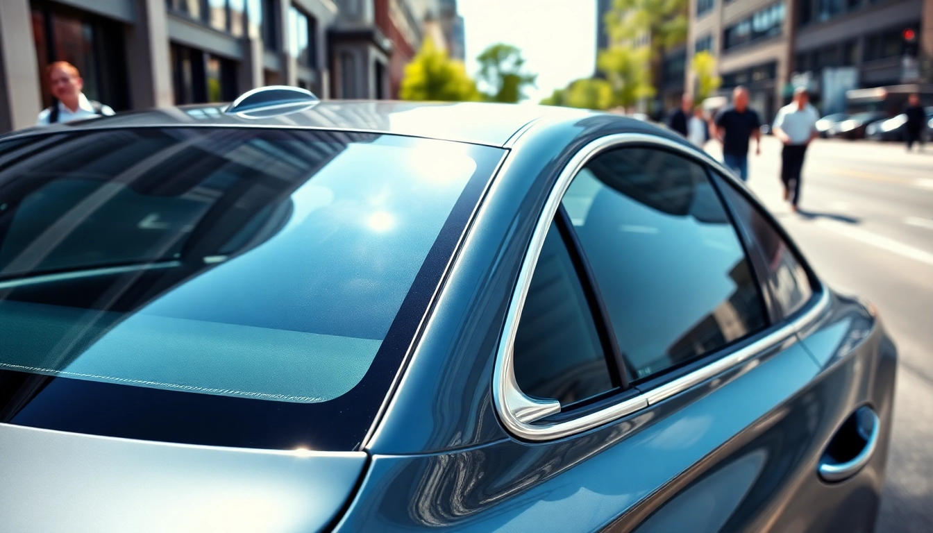 Enhance your vehicle's appearance with professional window tinting Cleveland TN showcasing sleek and stylish techniques.