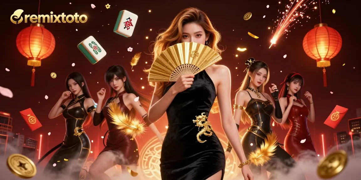 Experience the thrill of remixtoto with captivating Asian elegance and dynamic casino elements.