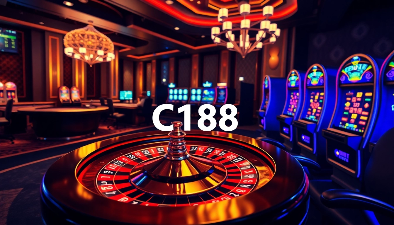 C168 online casino interface displaying vibrant gameplay with luxurious casino elements.
