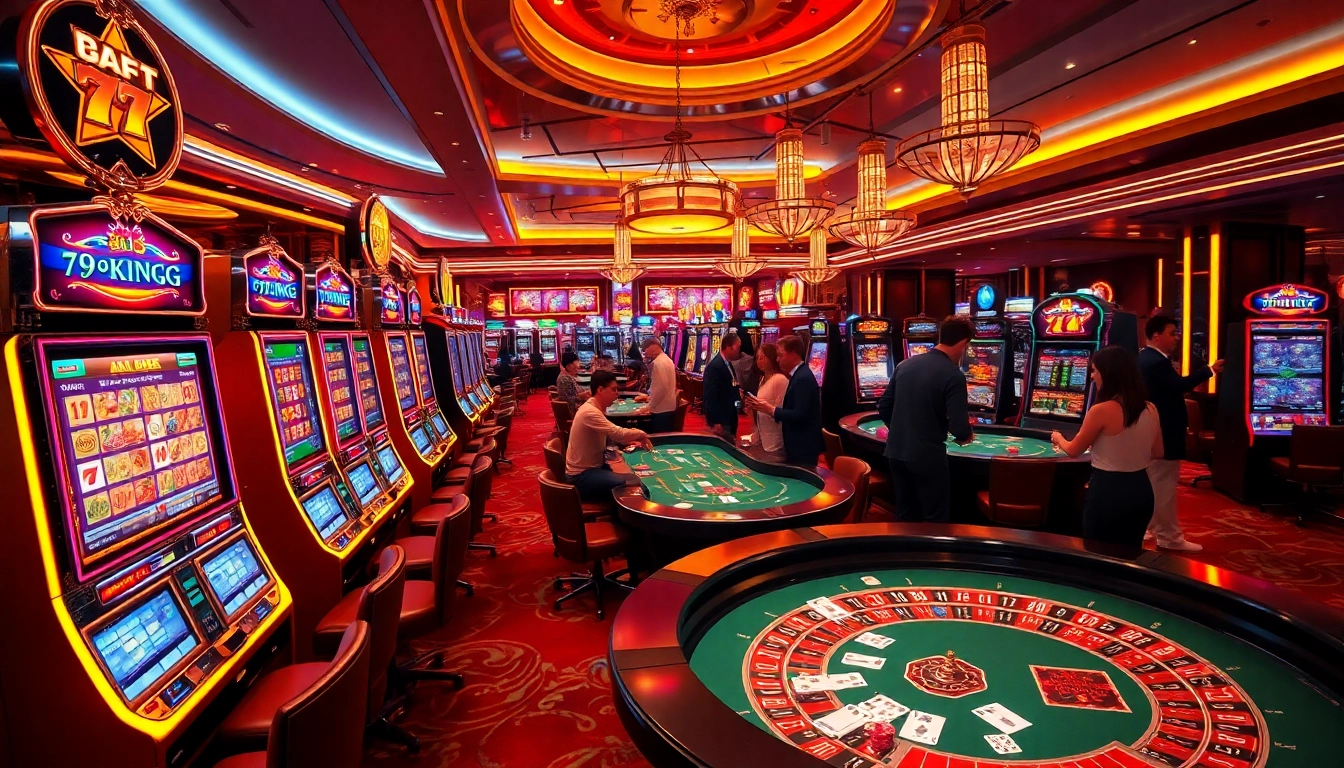 Experience the thrill of winning at 79king casino with vibrant slot machines and exciting poker tables.