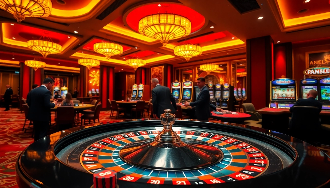 Experience excitement at MM88 casino with players engaging in thrilling roulette and poker games.