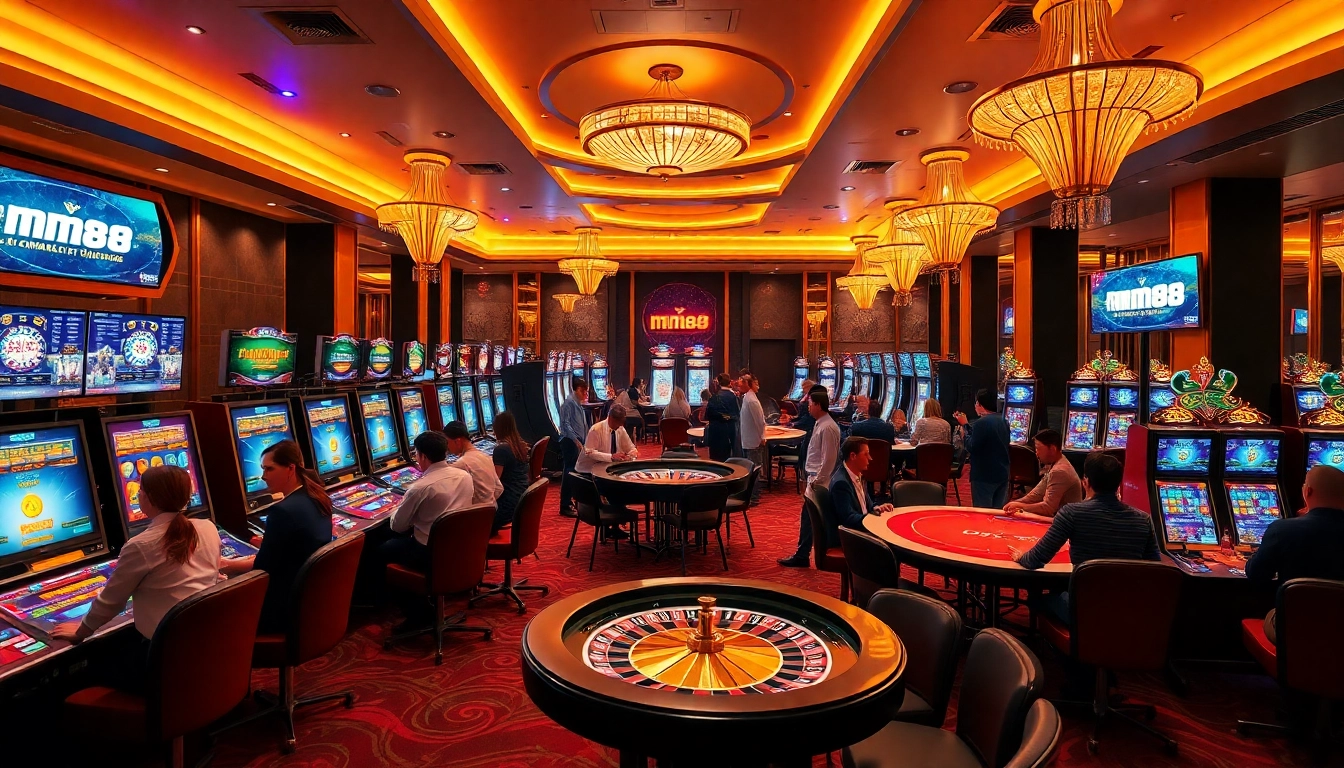 Experience mm88 excitement with vibrant casino tables and thrilling gaming action.