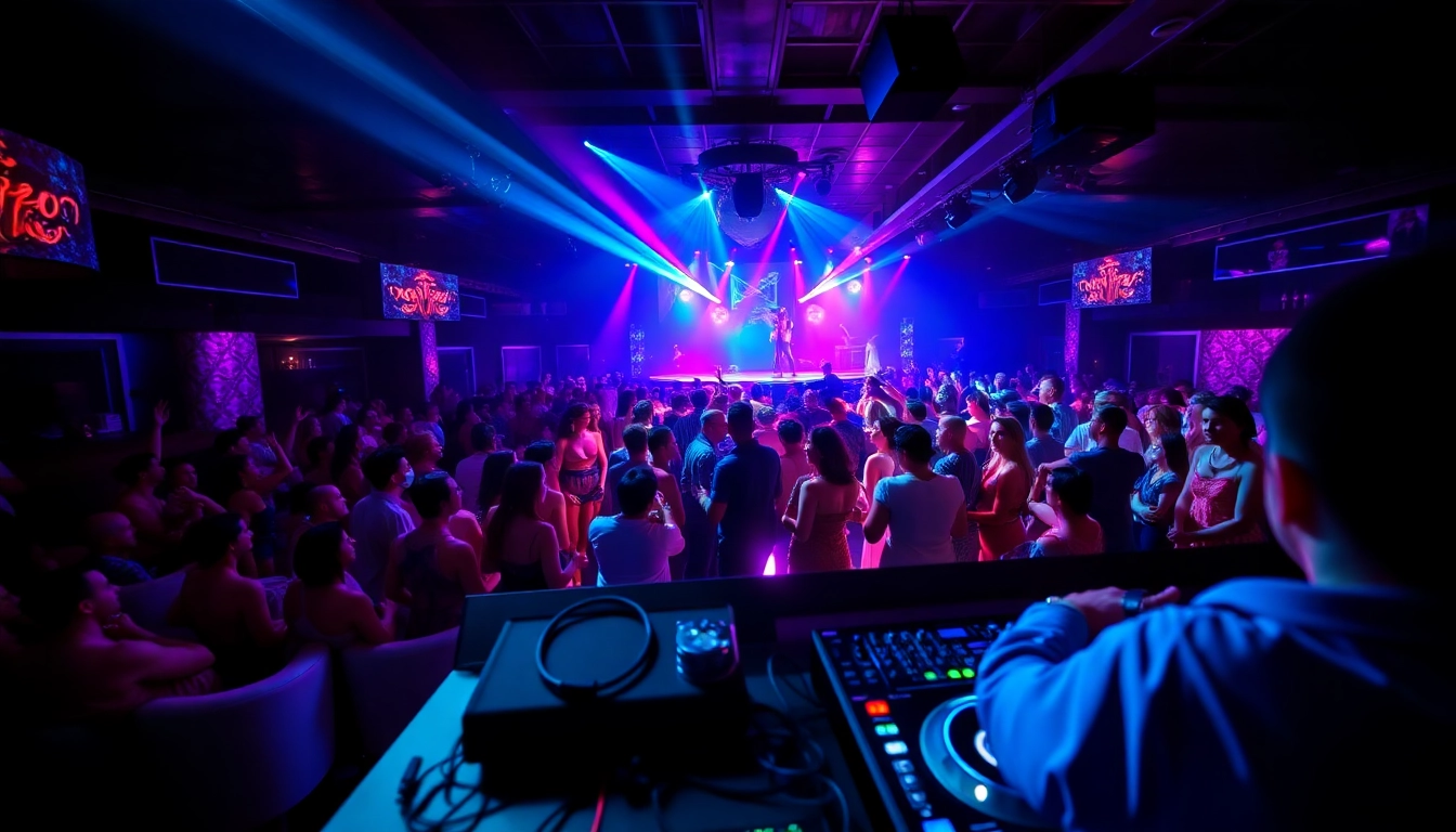 Night club sxm experience at Club Noir with vibrant dancing and DJ performance.