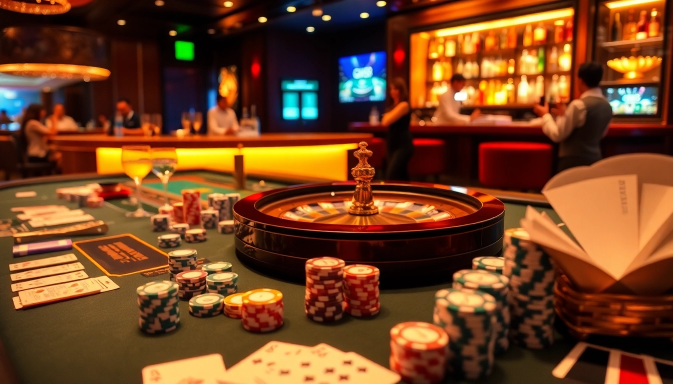 Experience the thrill of Casino GK88 with lively casino tables and engaging gameplay.