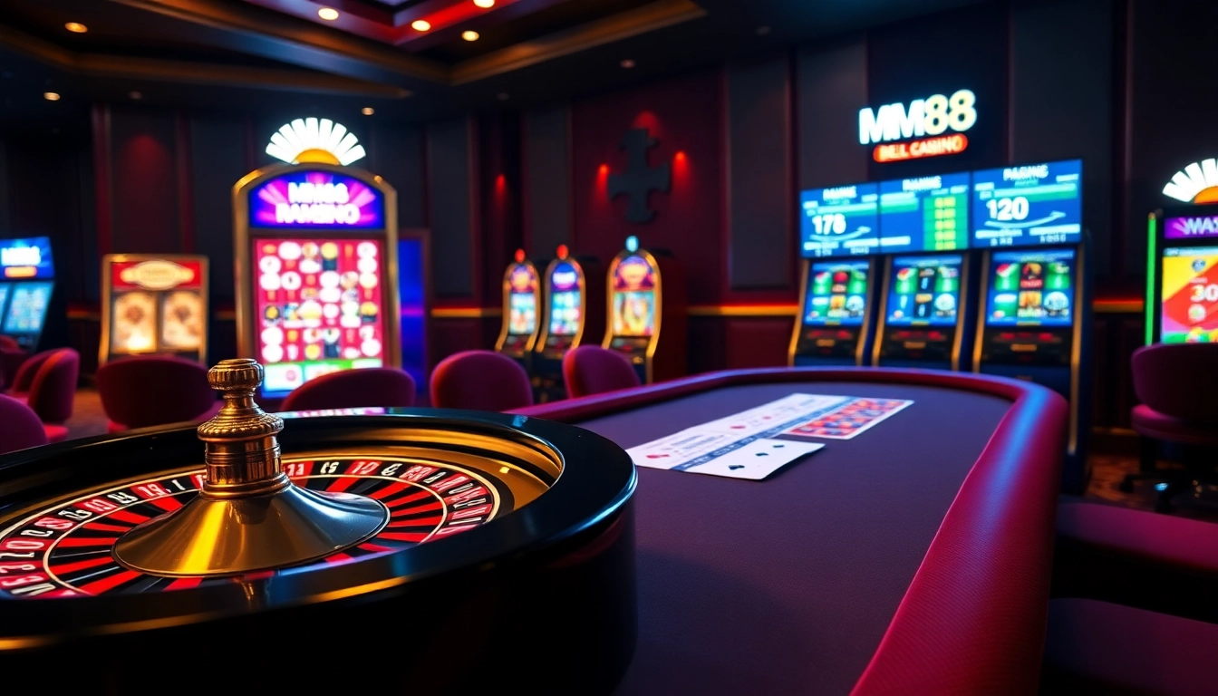 Experience the excitement of nhà cái mm88 with vibrant casino games and engaging betting interfaces.