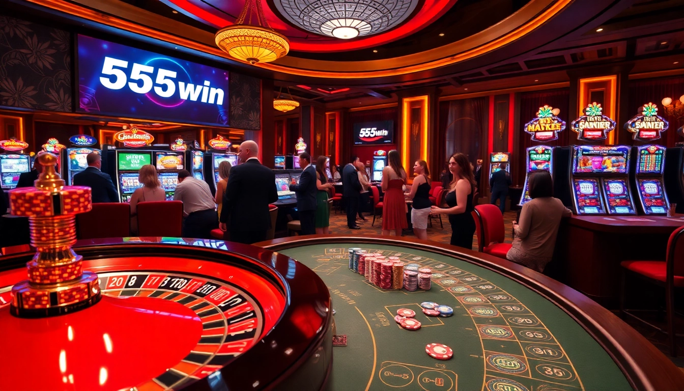 Experience the excitement at 555win casino with roulette, poker, and vibrant slot machines.