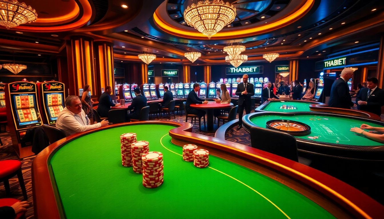 Experience the excitement at https://thabet.vegas/ with vibrant casino tables and thrilling gameplay.